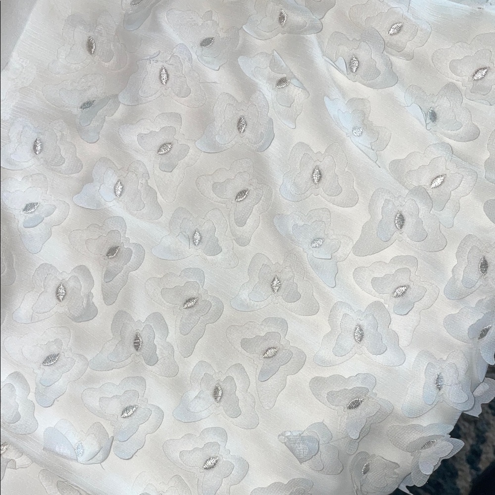 Karl Lagerfeld Textured White Mini Dress - Picture 7 of 7
